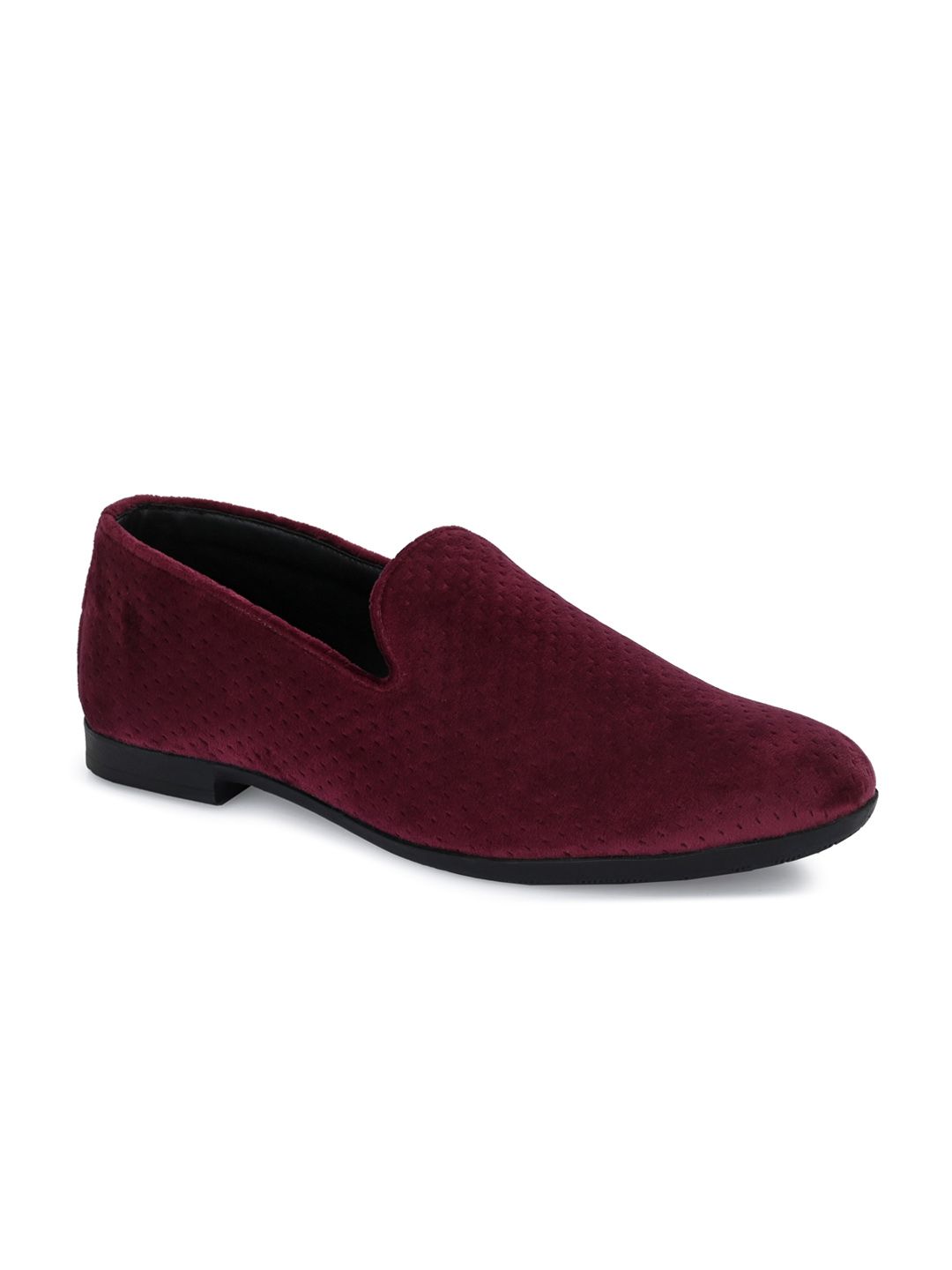 El Paso Men Maroon Loafers