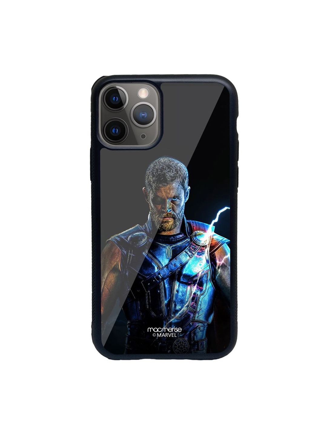 macmerise Black & Blue The Thor Triumph  iPhone 11 Pro Back Case Price in India