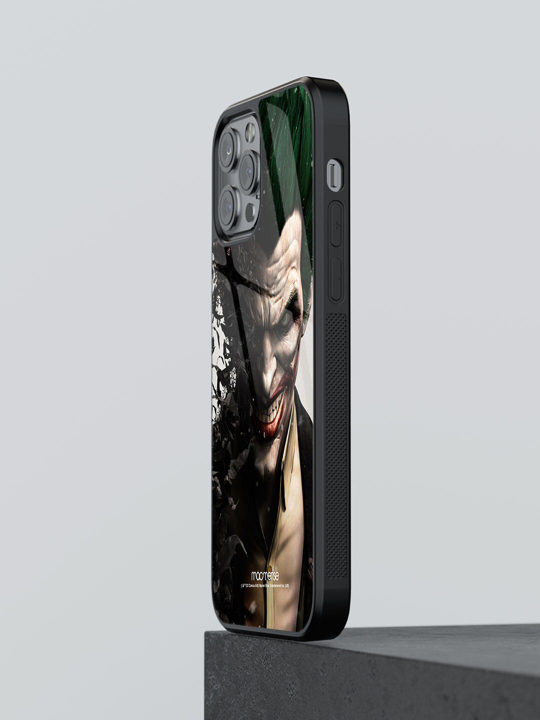 macmerise Black Printed Joker Withers iPhone 12 Pro Max Back Case Price in India