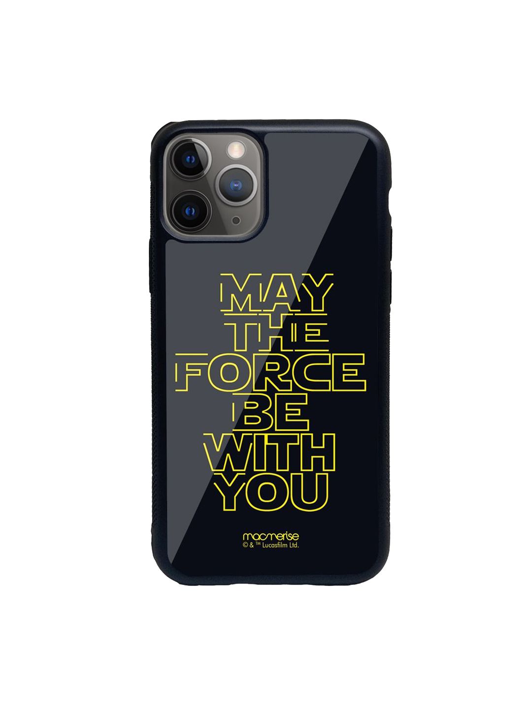 macmerise Black & Green Classic Star Printed Wars iPhone 11 Pro Max Back Case Price in India