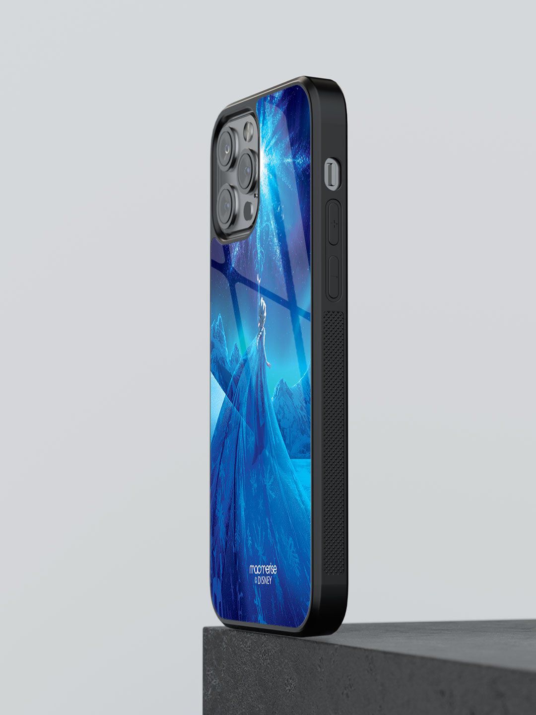 macmerise Blue Printed Shining Bright Elsa iPhone 12 Pro Max Back Case Price in India