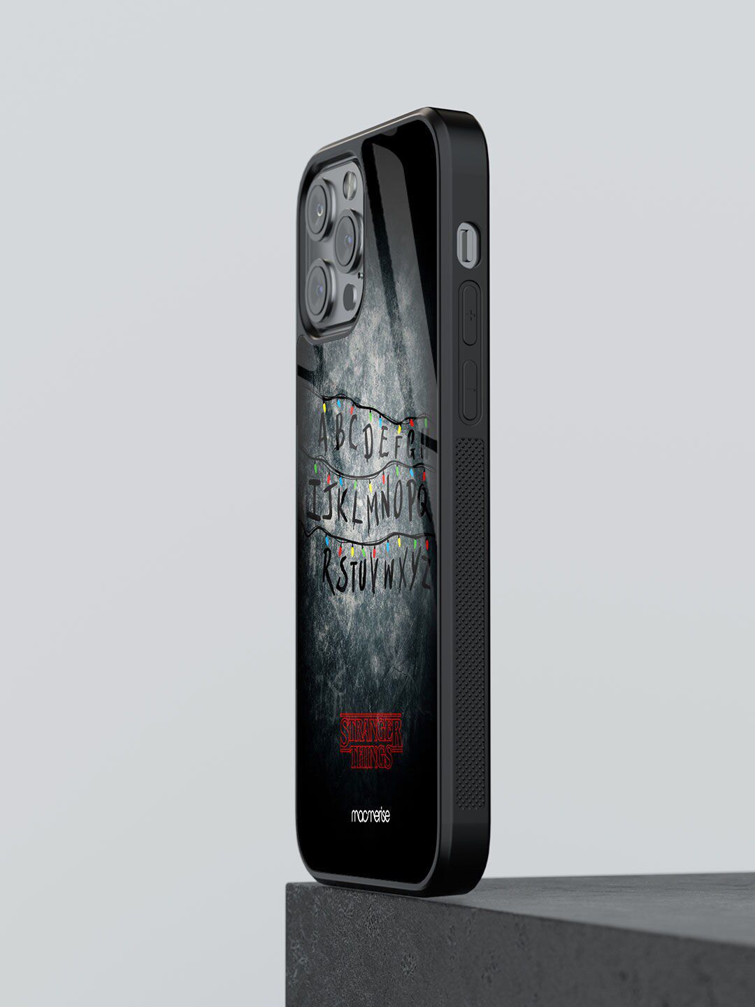 macmerise Black & Red Printed iPhone 12 Pro Max Phone Cases Price in India