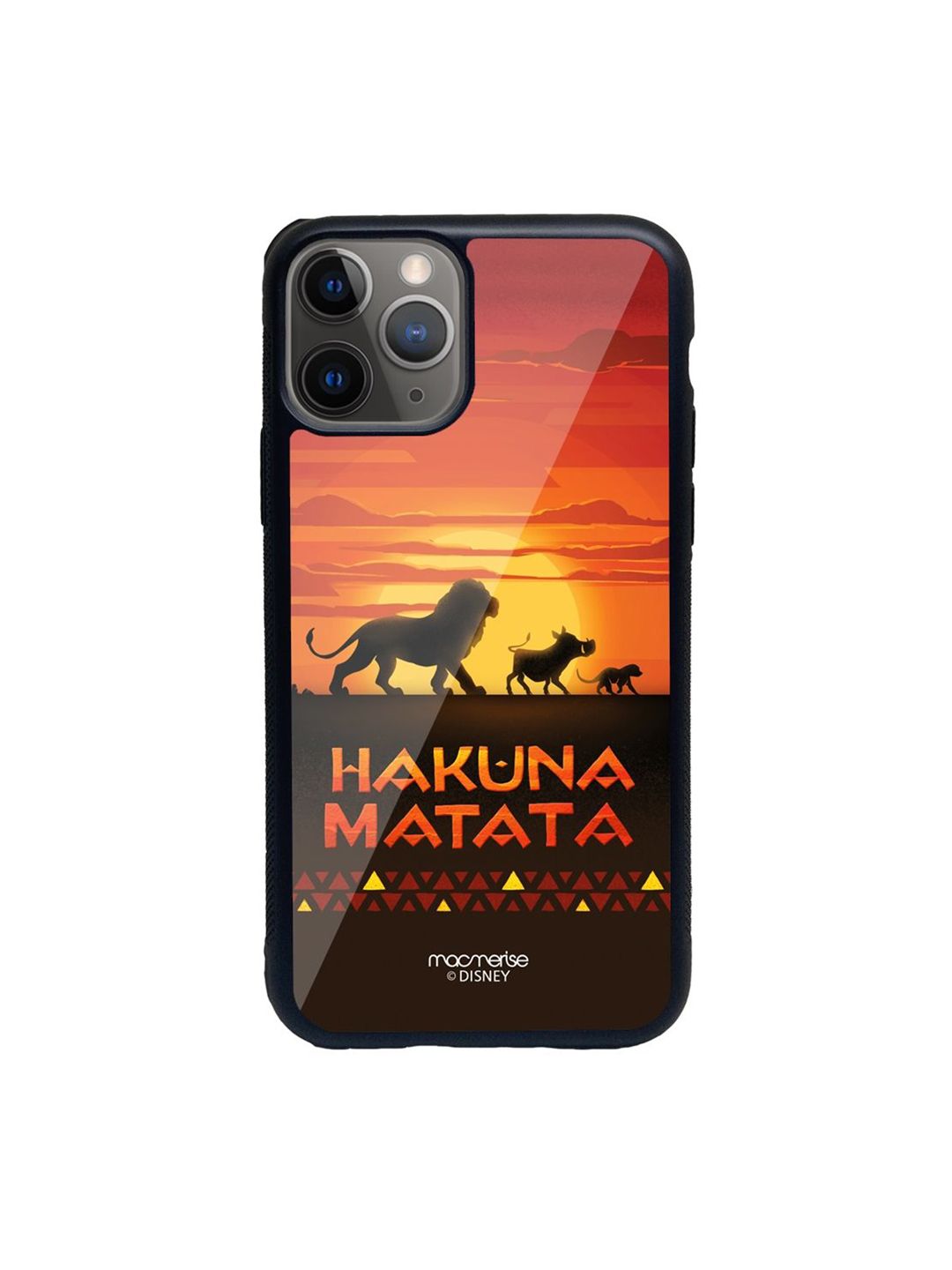 macmerise Orange Hakuna Matata Printed Iphone 11 Pro Max Price in India