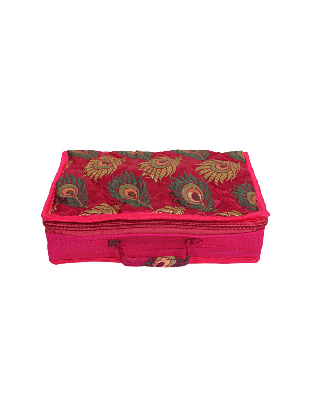 Kuber Industries Pink Printed Organizer Price in India