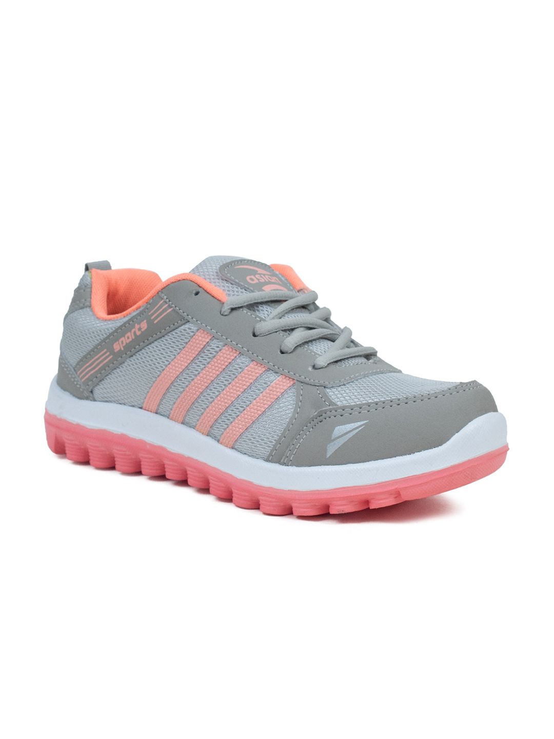 ASIAN Women Grey Colourblocked Sneakers