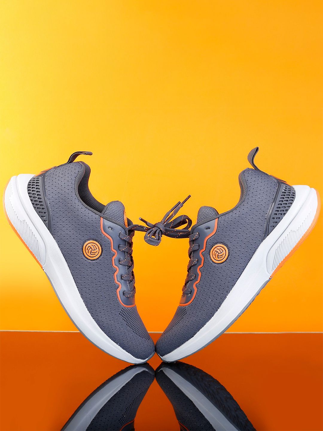 bacca bucci Perform Road Grey Mesh Training Shoes