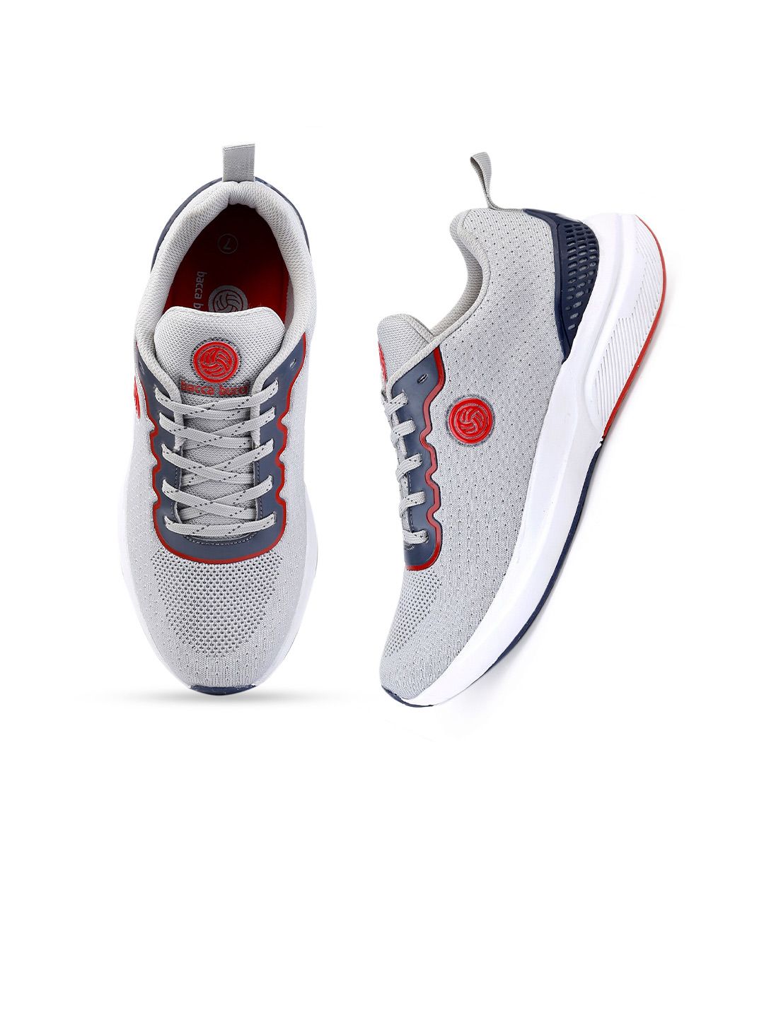 bacca bucci Perform Road Grey Mesh Training Shoes
