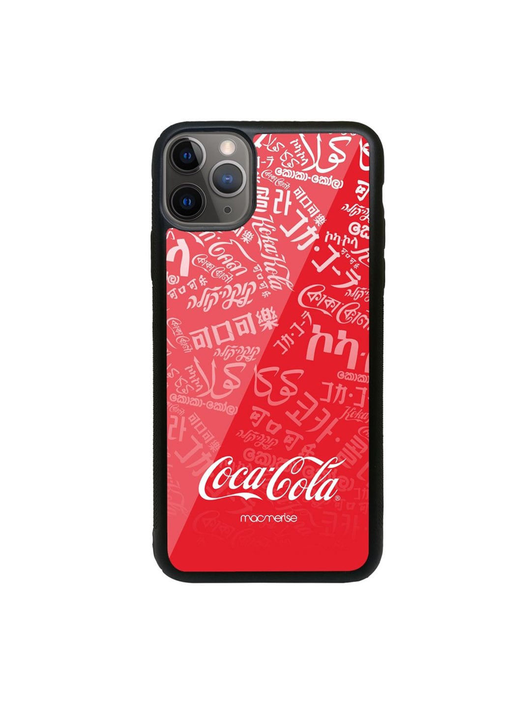 macmerise Red Typography Printed iPhone 11 Pro Max Mobile Back Cover Price in India