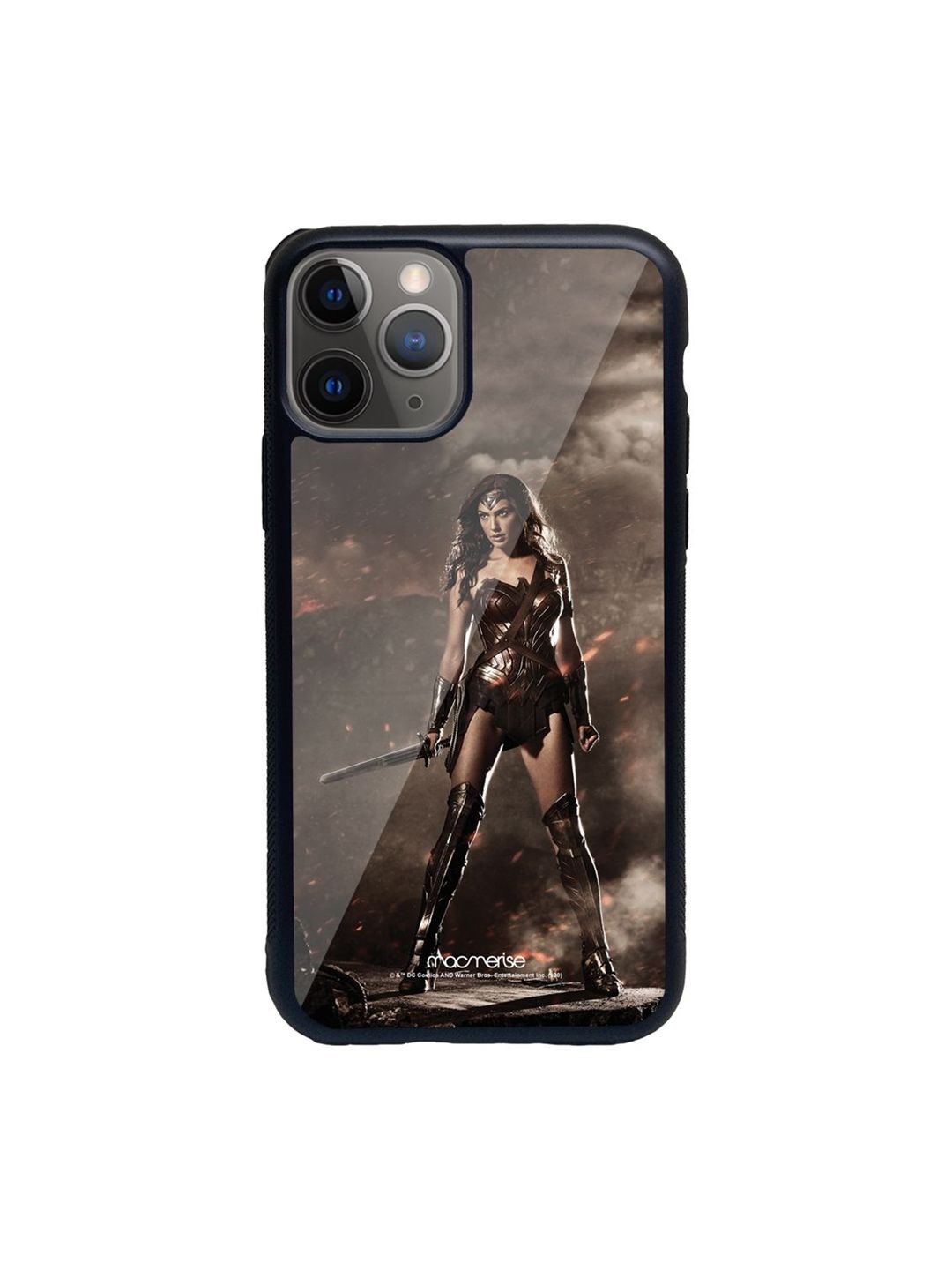 Macmerise Black Lethal Wonder Woman Printed  iPhone 11 Pro Back Case Price in India