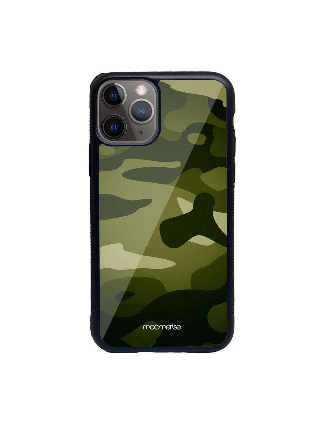 macmerise Green & Black Printed iPhone 11 Pro Phone Cases Price in India