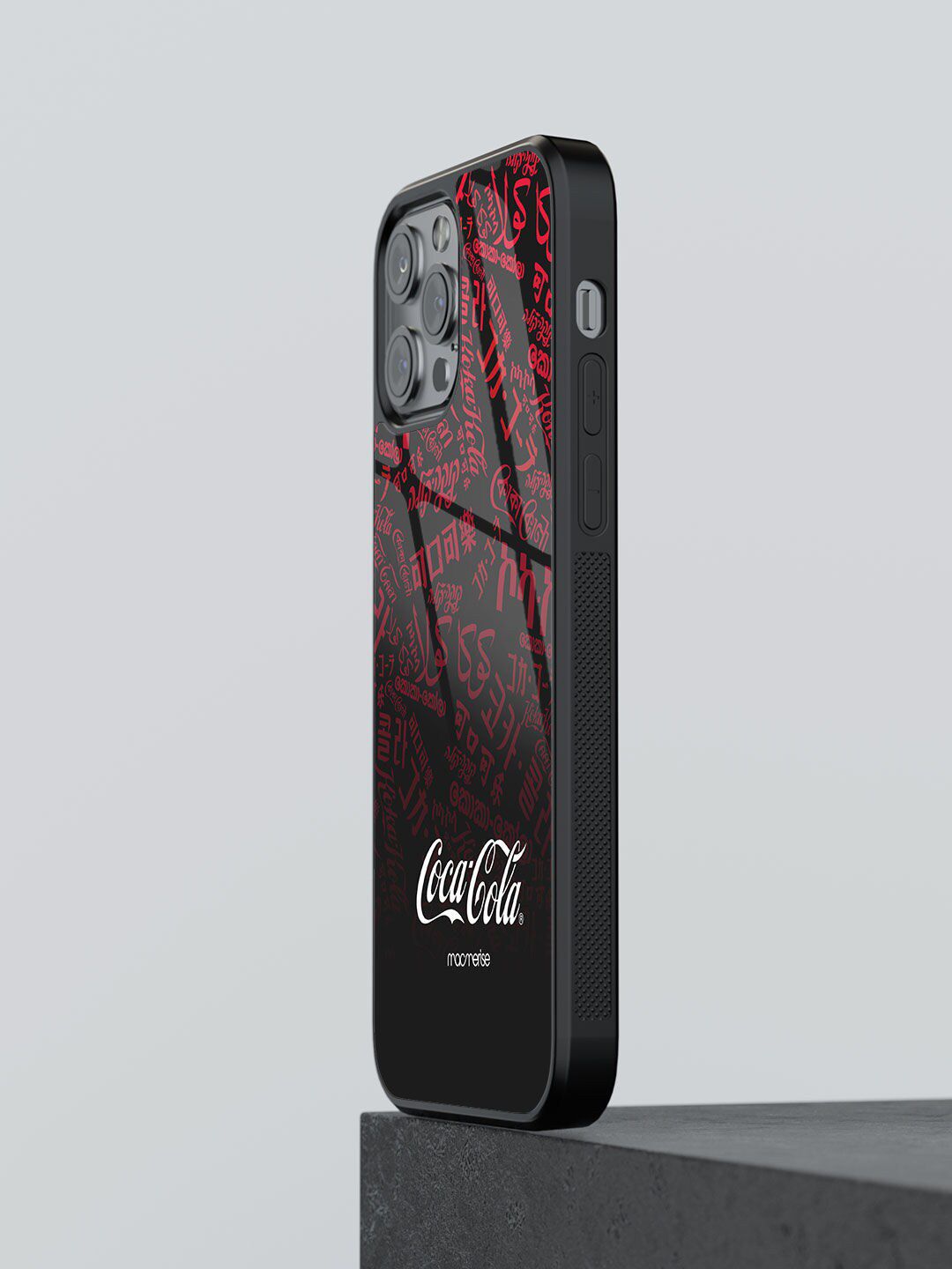 macmerise Black & Red I Speak Coke Black iPhone 12 Pro Mobile Phone Case Price in India