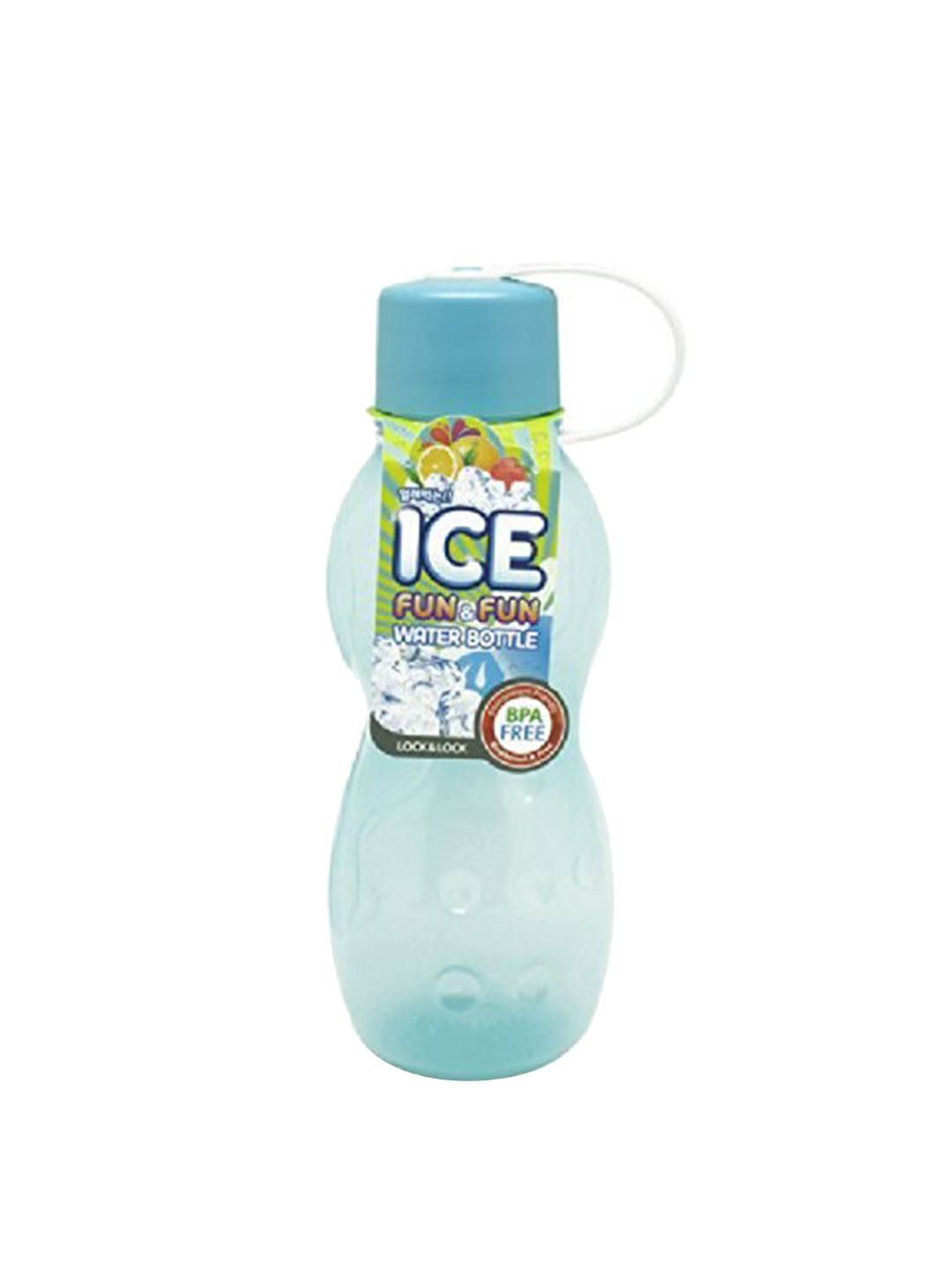 Lock & Lock Blue Solid Water Bottle- 420 ML Price in India