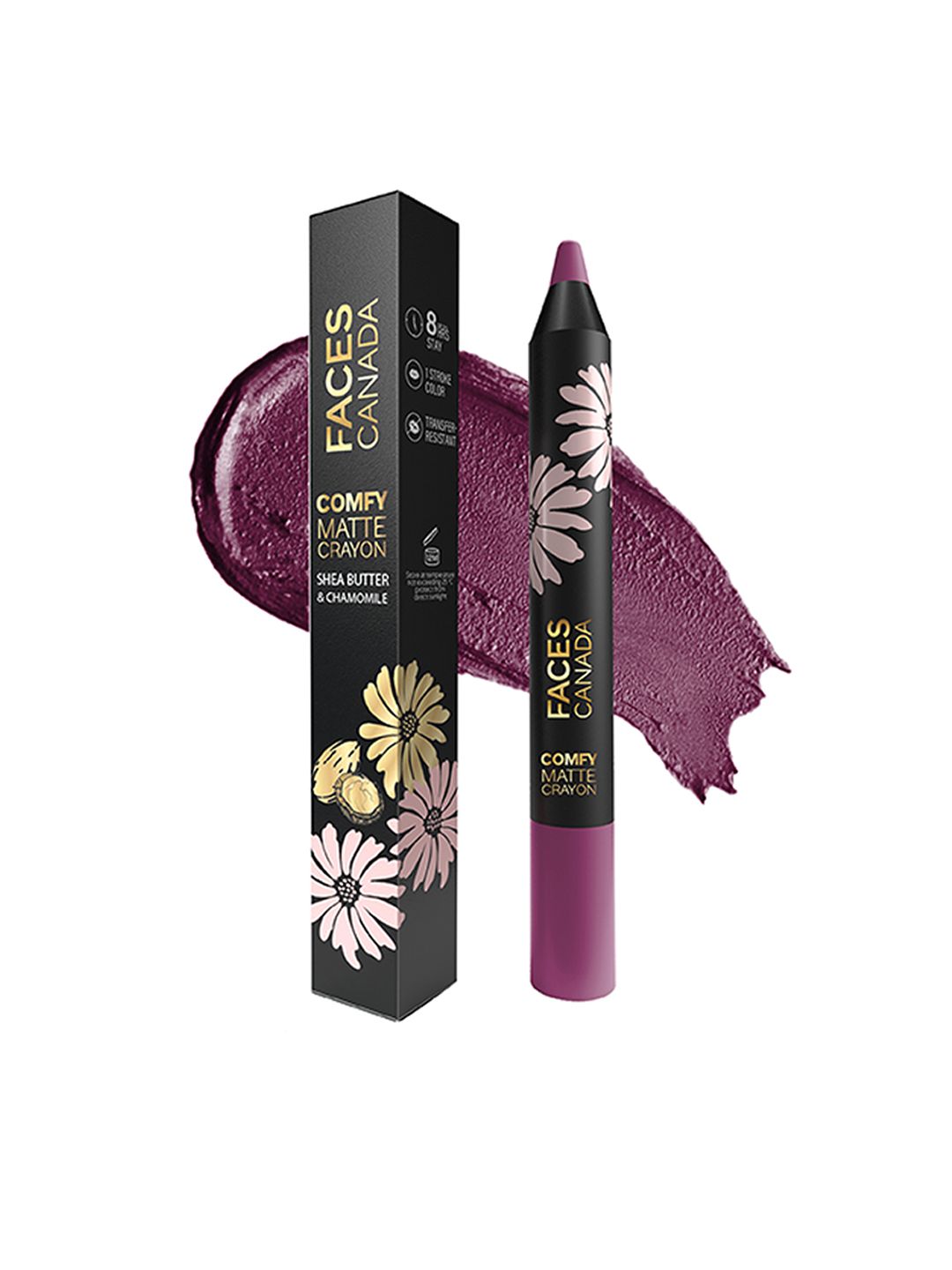 FACES CANADA Comfy Matte Crayon Lipstick with Shea Butter & Chamomile - Trick Or Treat 11