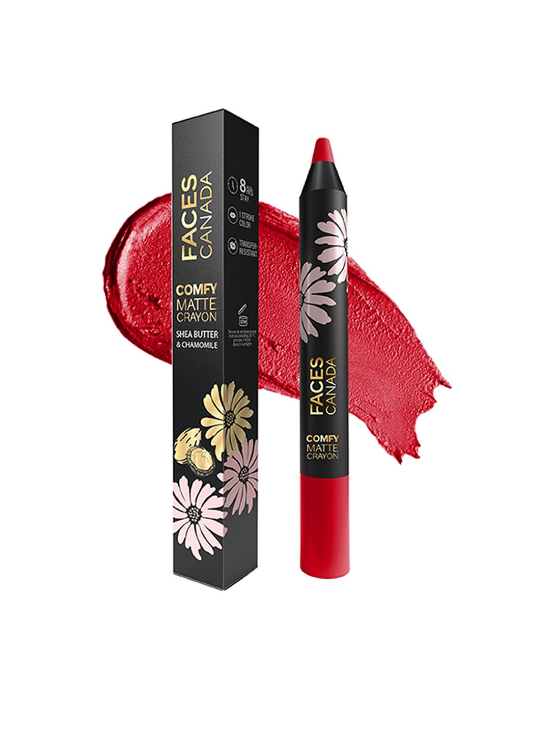 FACES CANADA Comfy Matte & Creamy Matte Crayon Lipstick 2.8g - Candy Yum 01
