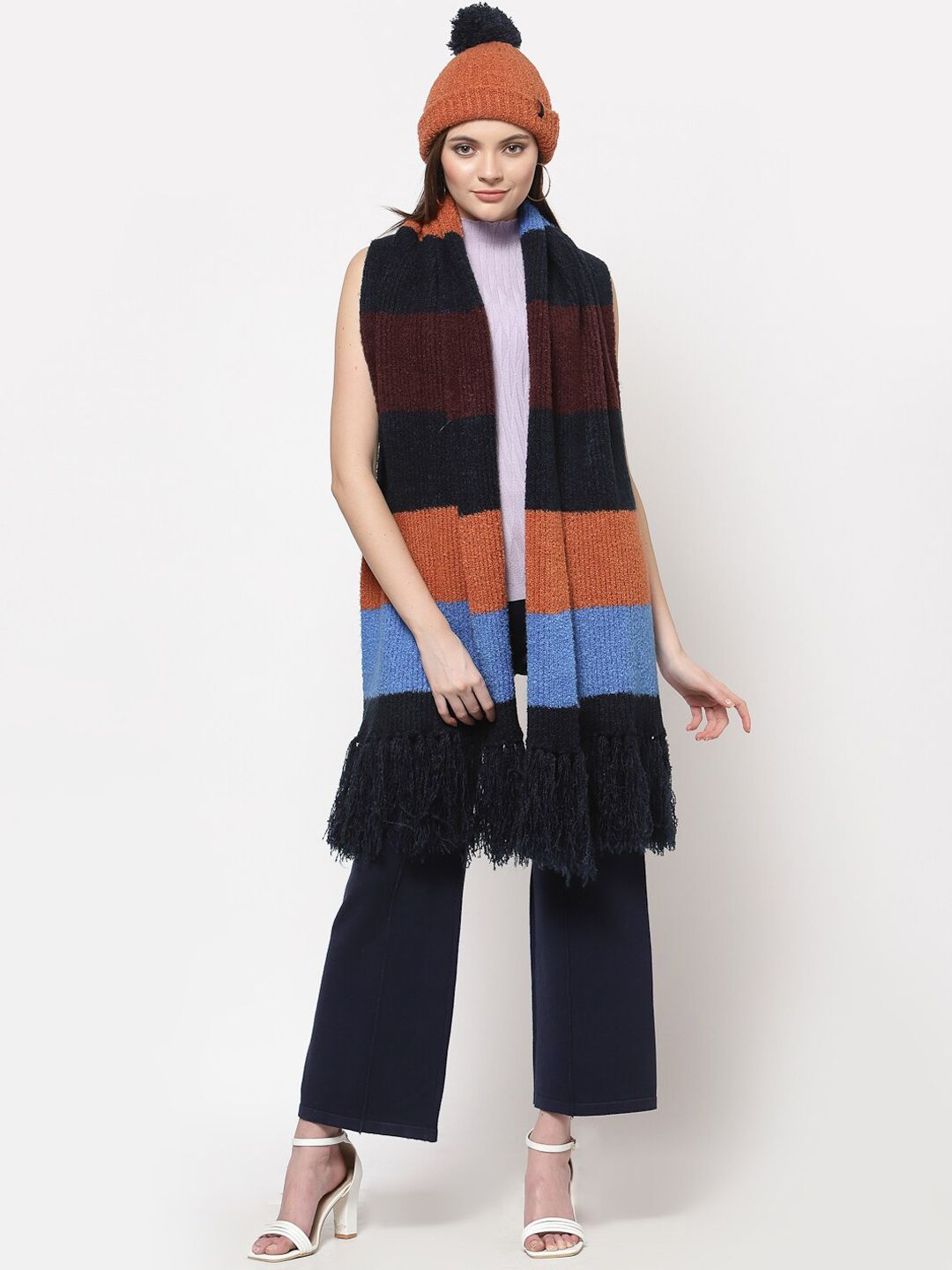 最終値下げ 4WAY MUFFLER LAYERED KNIT 即完売の4WAY MUFFLER LAYERED KNIT が緊急再販売決定♡ | 黒石奈央子