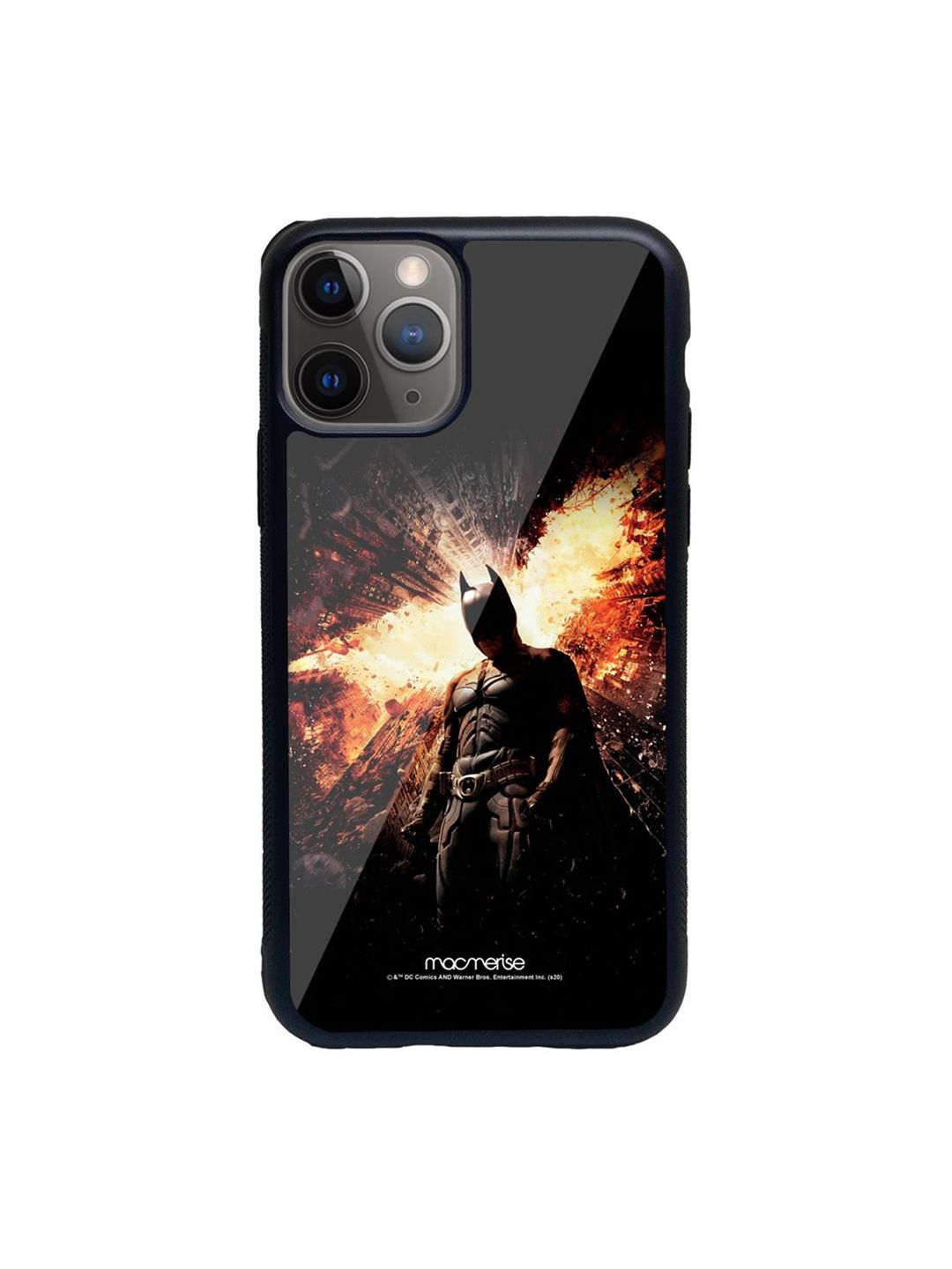 macmerise Black Printed Iphone 11 Pro Back Case Price in India