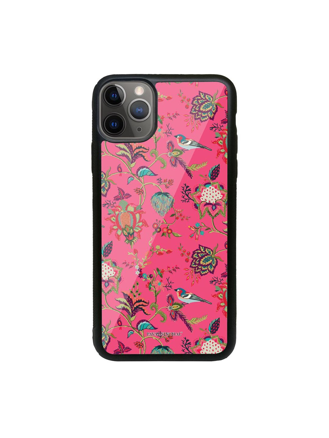 macmerise Pink Printed Payal Singhal Chidiya iPhone 11 Pro Max Back Case Price in India