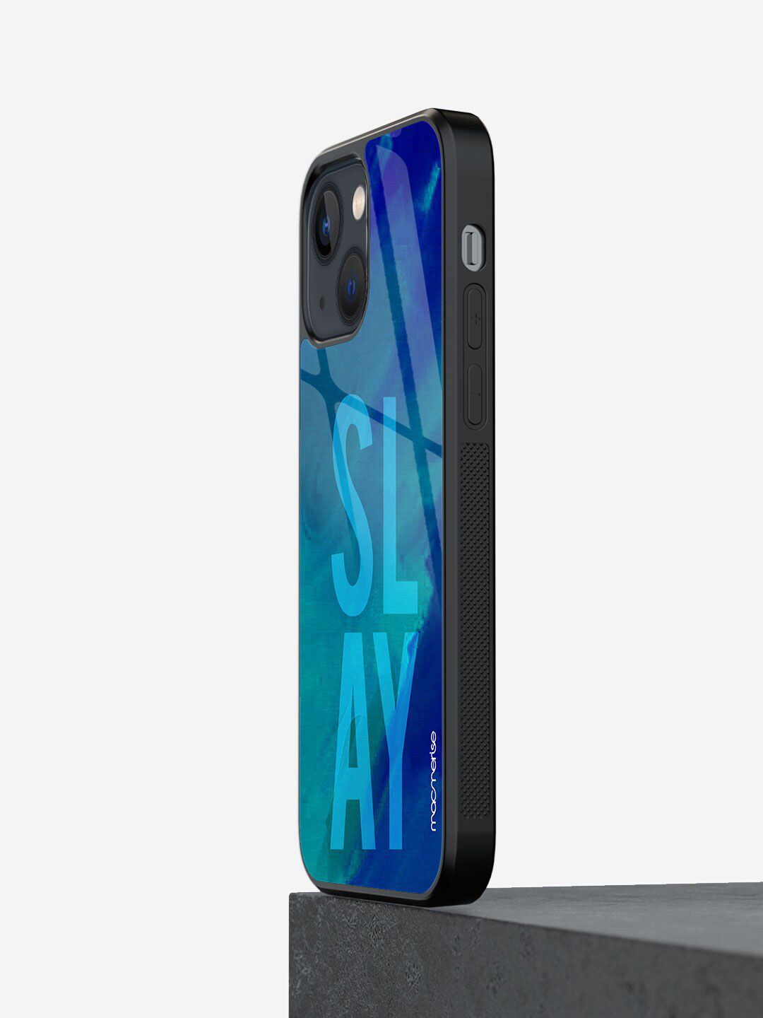 macmerise Blue Printed Slay iPhone 13 Back Case Price in India