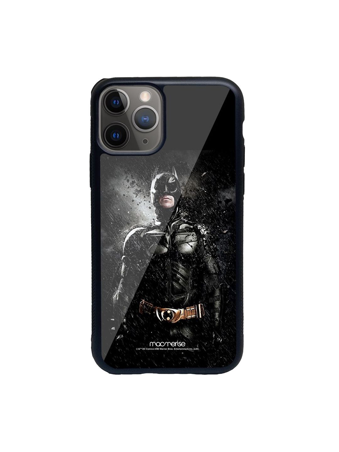 macmerise Black Rise Of Batman Printed iPhone 11 Pro Back Case Price in India