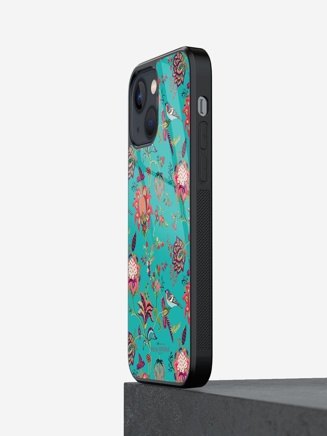 Macmerise Teal & Pink Payal Singhal Chidiya Iphone 13 Back Case Price in India