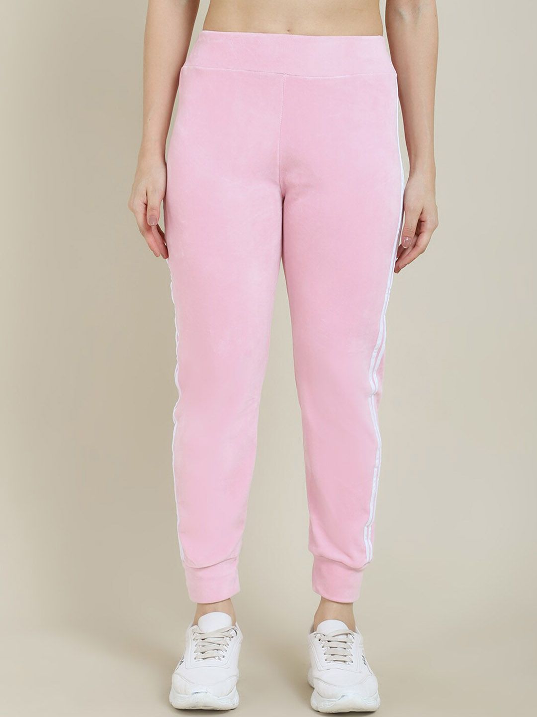 Miaz Lifestyle Women Pink Relaxed-fit Track Pant Price in India