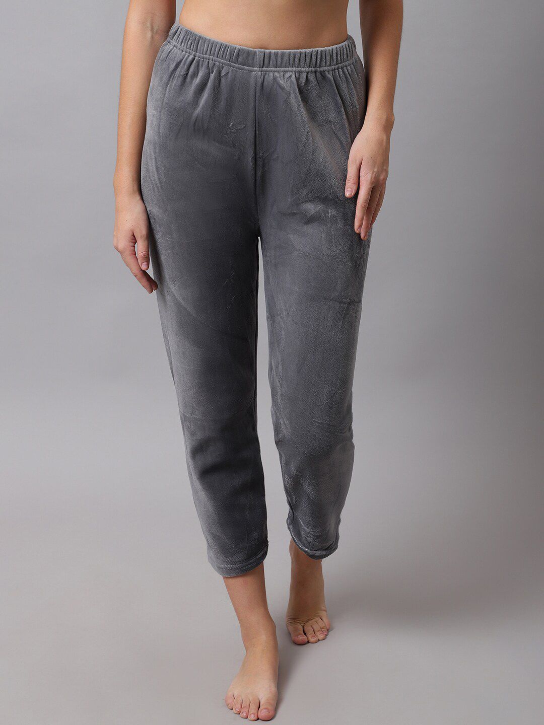 TAG 7 Women Grey  Solid  Lounge Pants Price in India