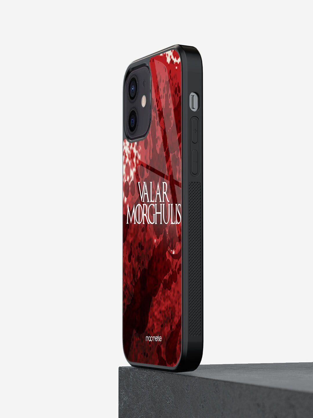 macmerise Red Printed Valar Morghulis iPhone 12 Mini Back Case Price in India