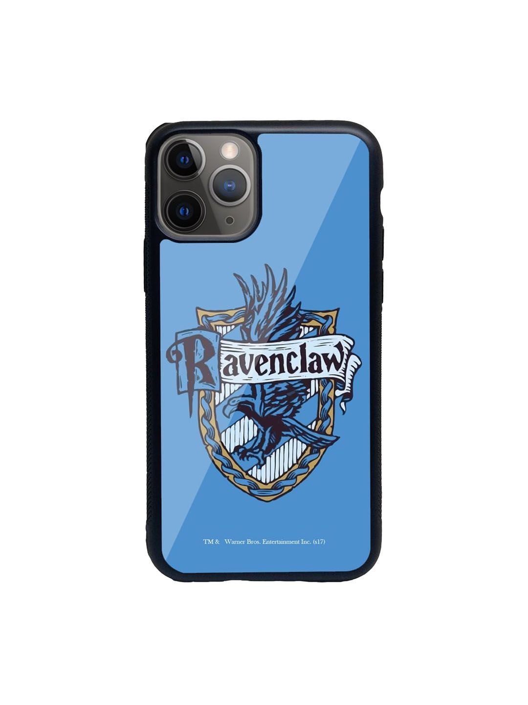 macmerise Blue & Black Crest Ravenclaw  iPhone 11 Pro Max Back Case Price in India