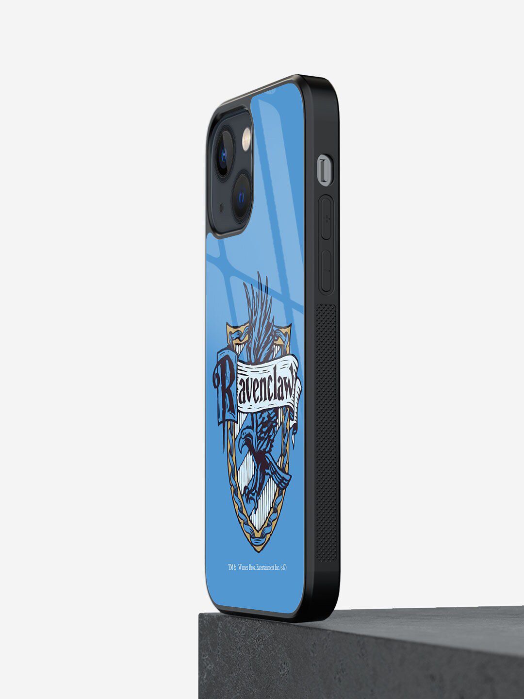 macmerise Blue & Black Printed iPhone 13 Mini Back Case Price in India