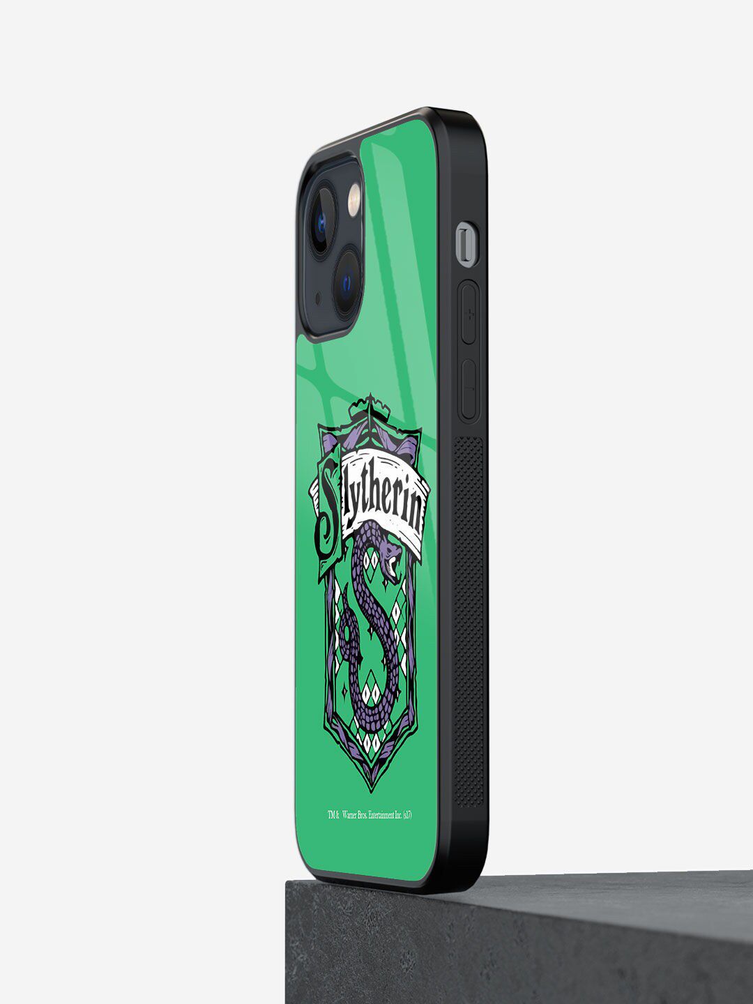 macmerise Green & Black Crest Slytherin iPhone 13 Pro Max Back Case Price in India