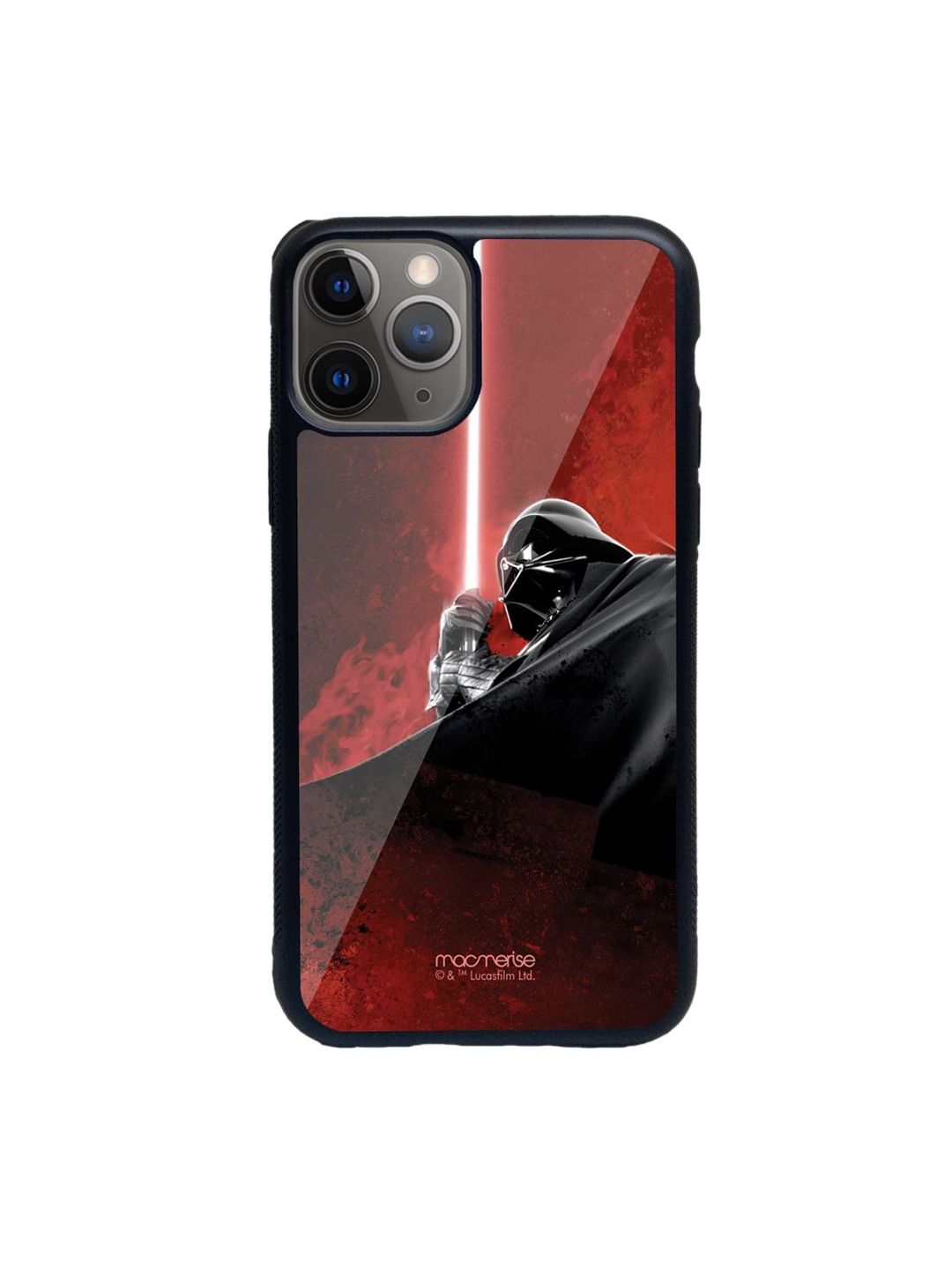 macmerise Black & Red The Vader Attack iPhone 11 Pro MaxBack Case Price in India