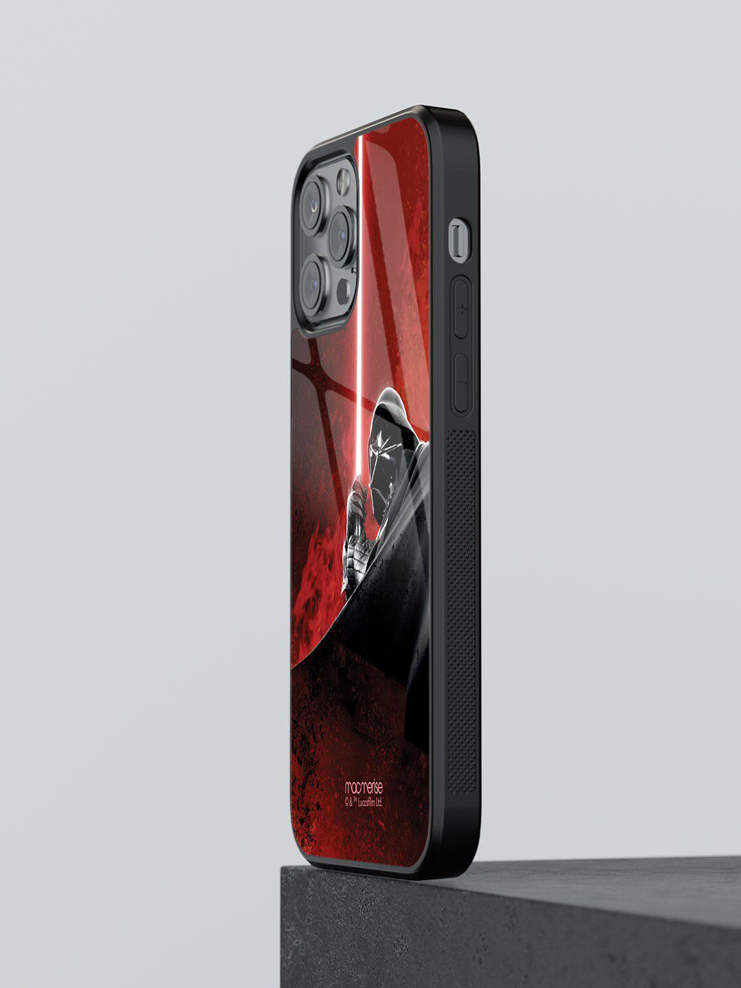 macmerise Red Printed The Vader Attack iPhone 12 Pro Max Back Case Price in India