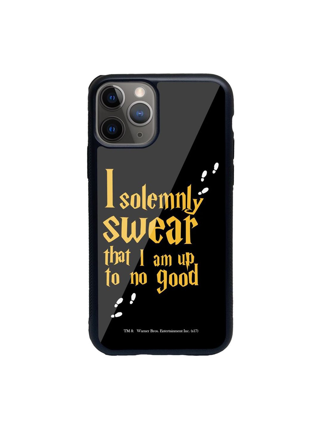 macmerise Black & Yellow Solemnly Swear iPhone 11 Pro Max Back Case Price in India