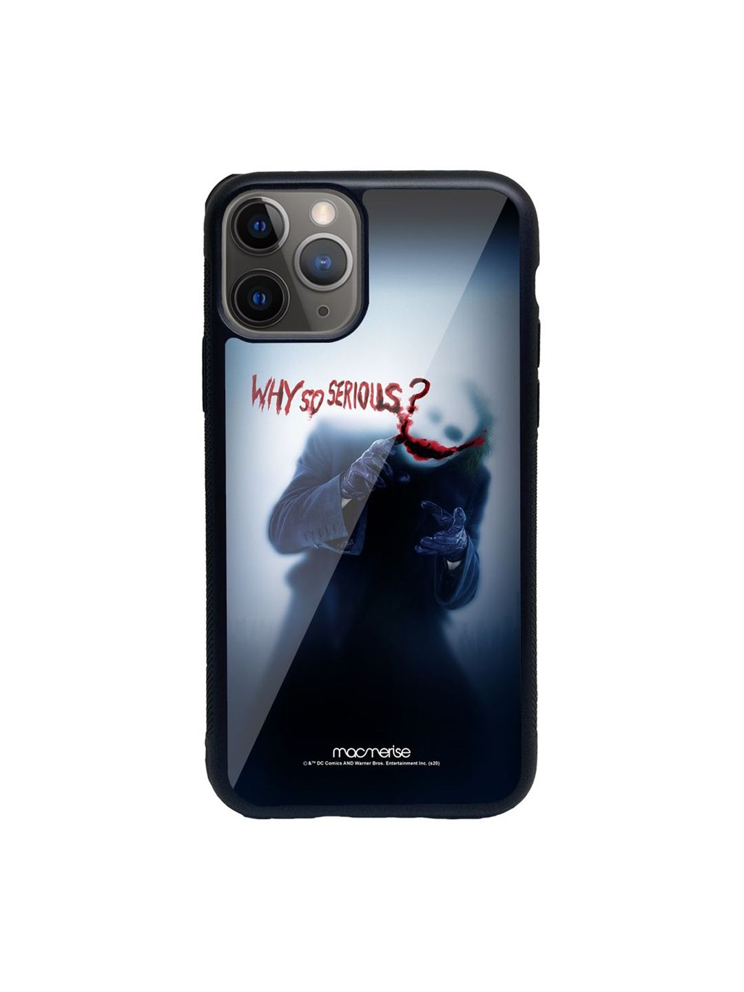 macmerise Black Printed iPhone 11 Pro Max Back Case Price in India