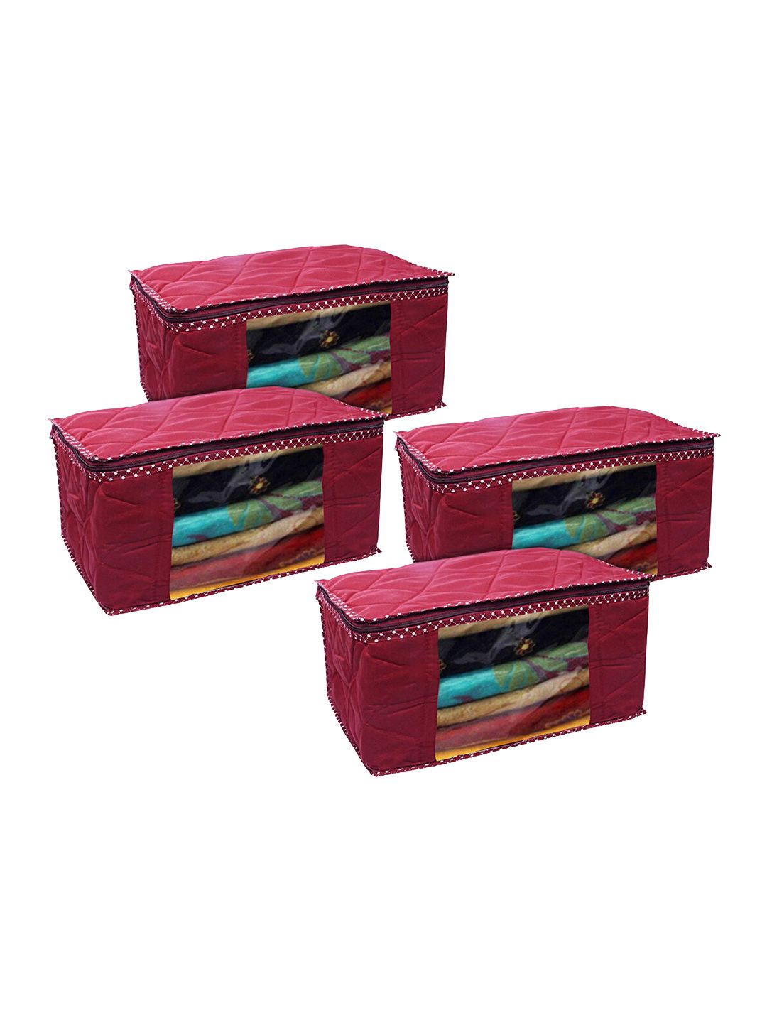 Kuber Industries Set Of 4 Solid Drawer Organisers Price in India