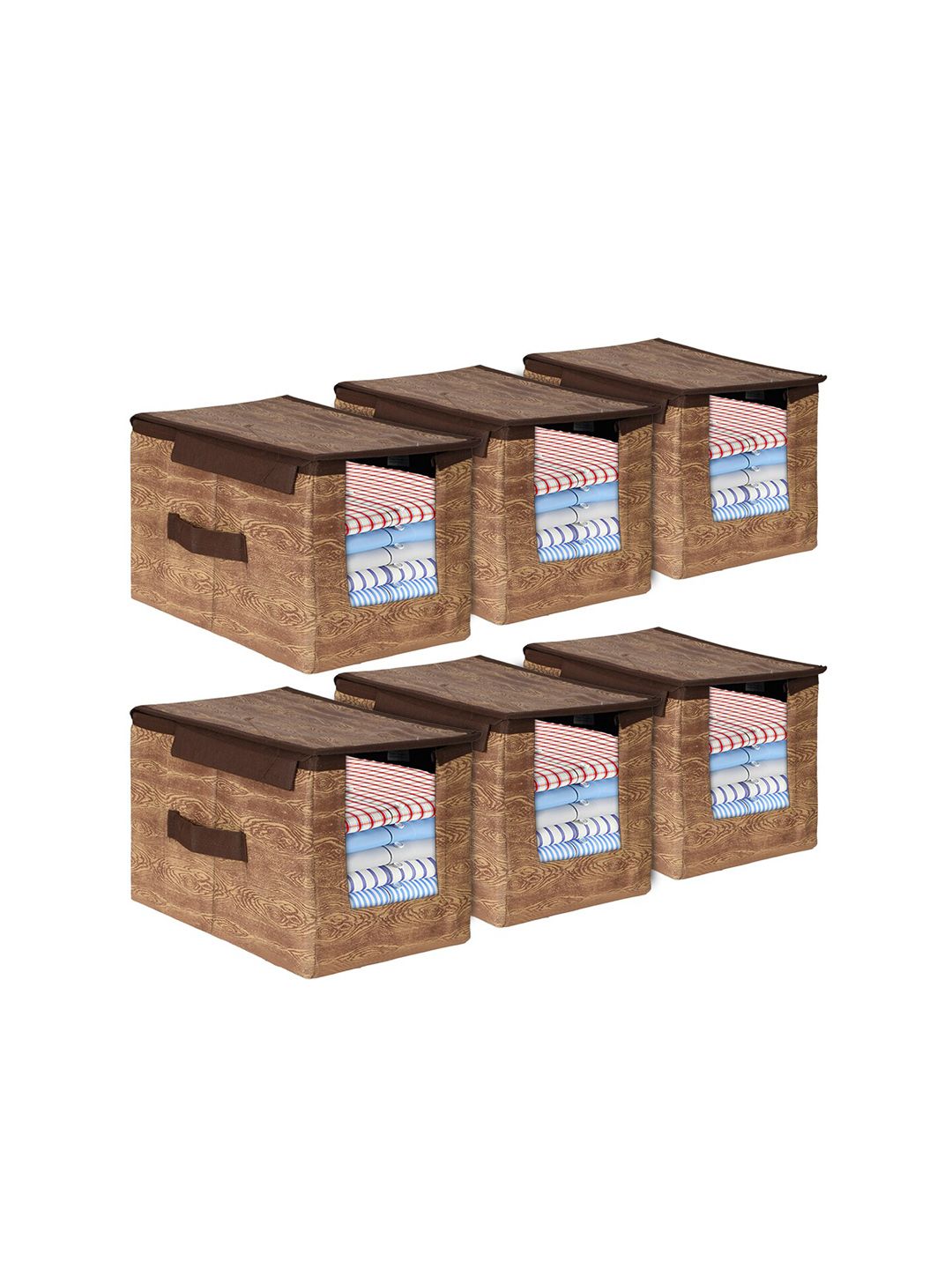 Kuber Industries Set Of 6 Solid Drawer Organisers Price in India