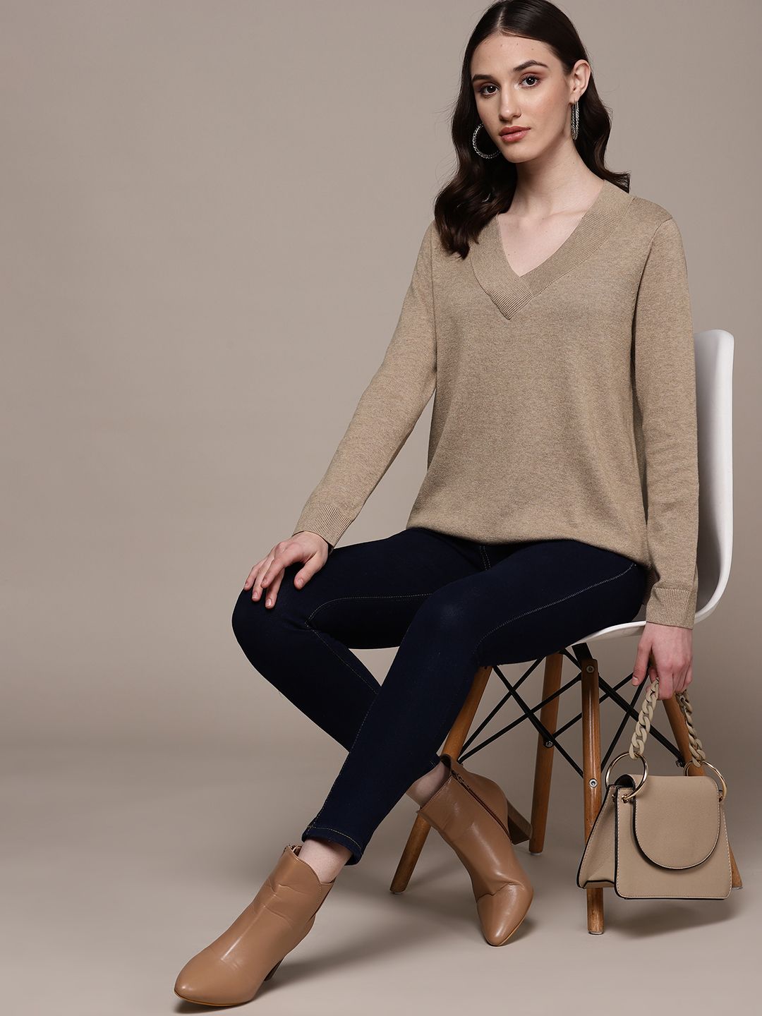 Buy Macy's Karen Scott Women Cotton V Neck Sweater - Sweaters for Women  19768270