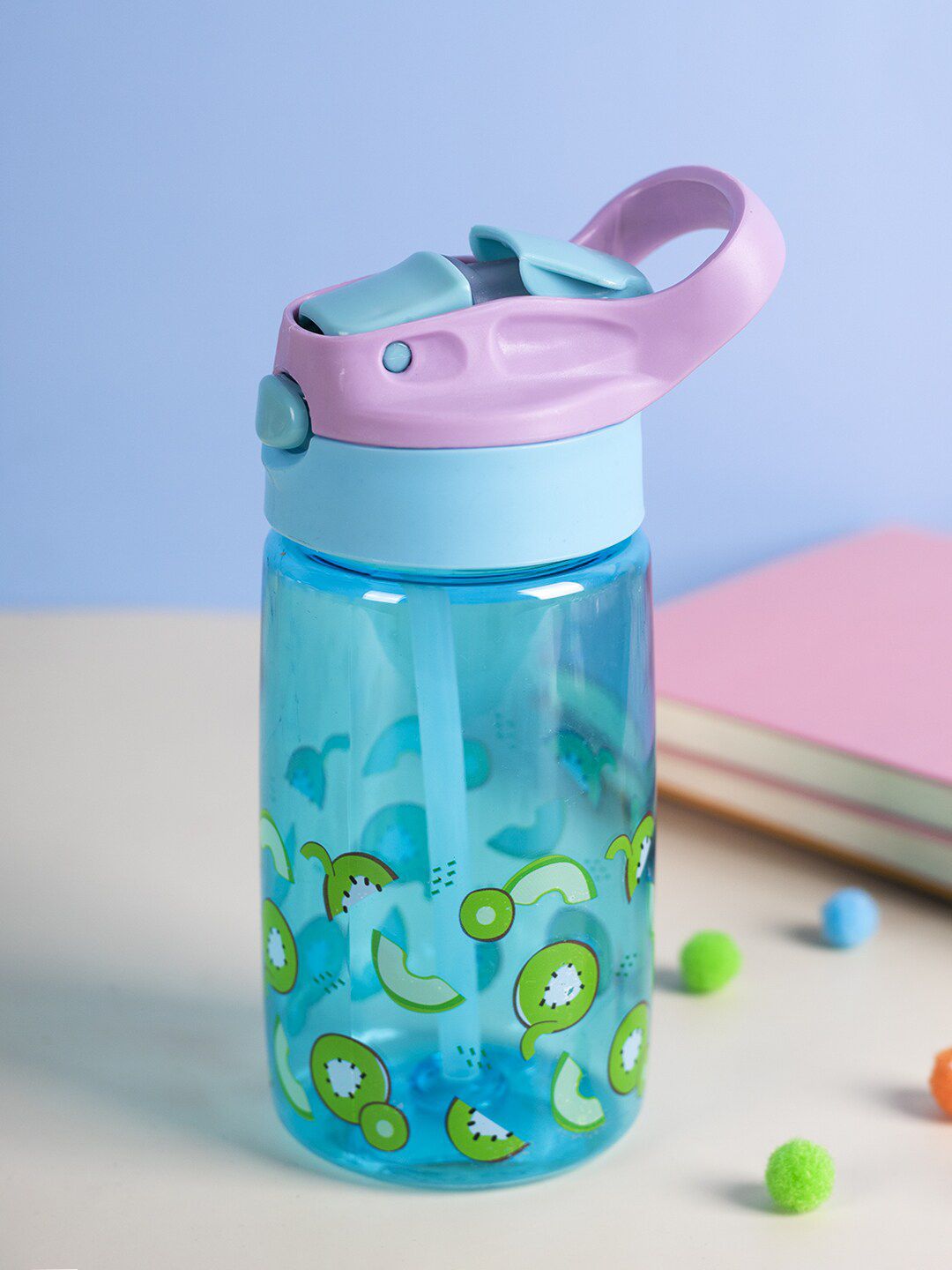 MARKET99 Blue Printed Sipper Water Bottle Price in India