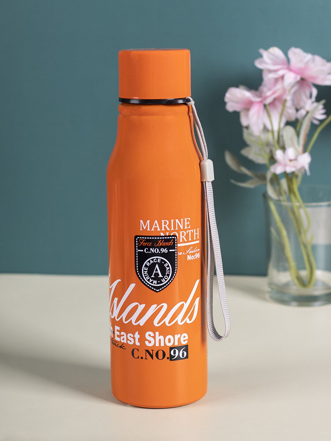 MARKET99 Orange Double Wall Stainless Steel Water Bottle Price in India