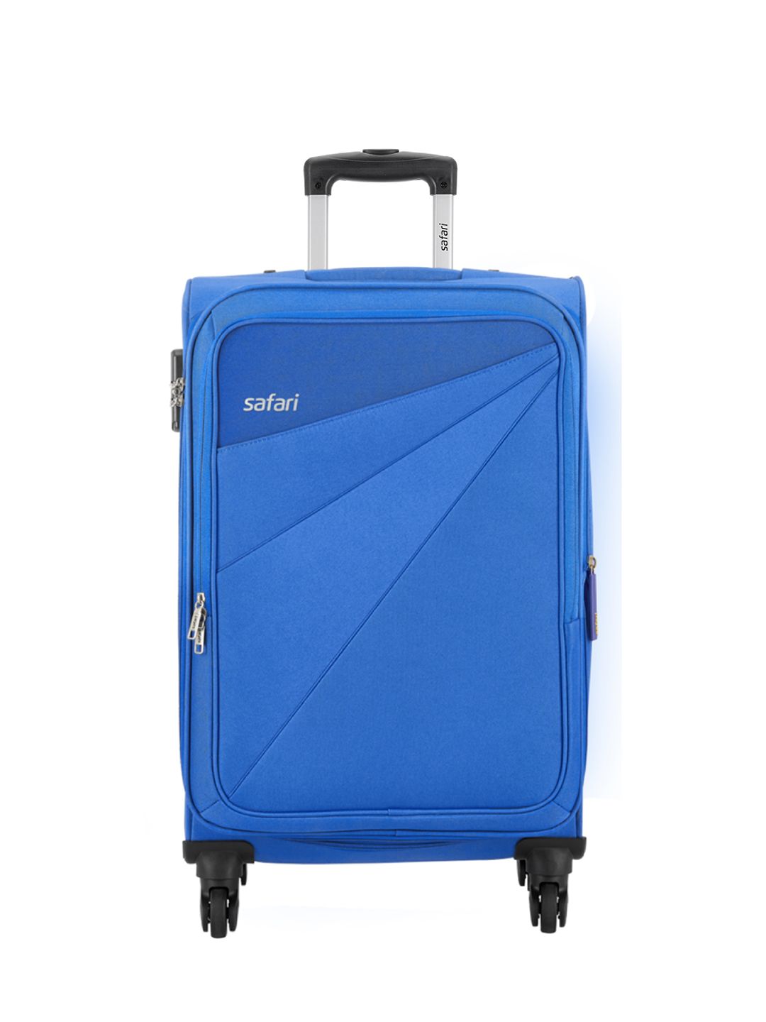 Safari Blue Mimik Large Trolley Bag Price in India
