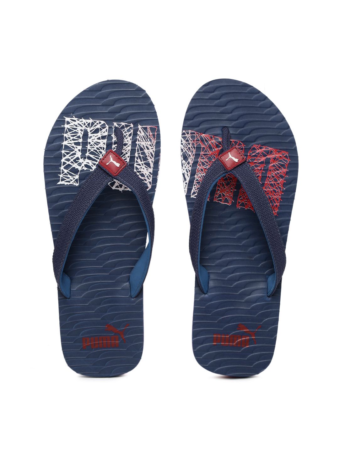 puma men's miami 5 dp mesh flip flops thong sandals