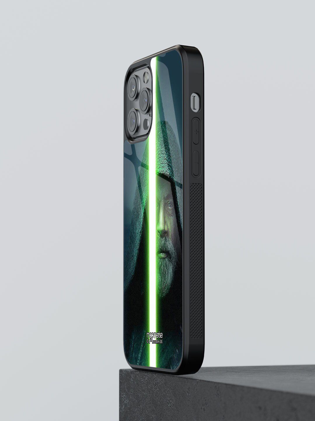 macmerise Black & Green Printed iPhone 12 Pro Back Case Price in India