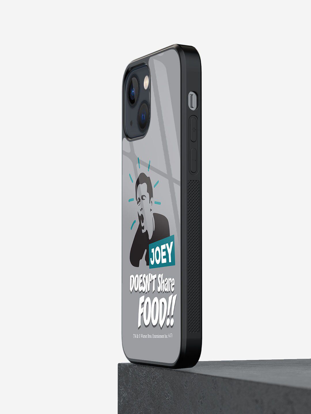 macmerise Grey Friends Joey doesnt share food Iphone 13 Mini Back Case Price in India