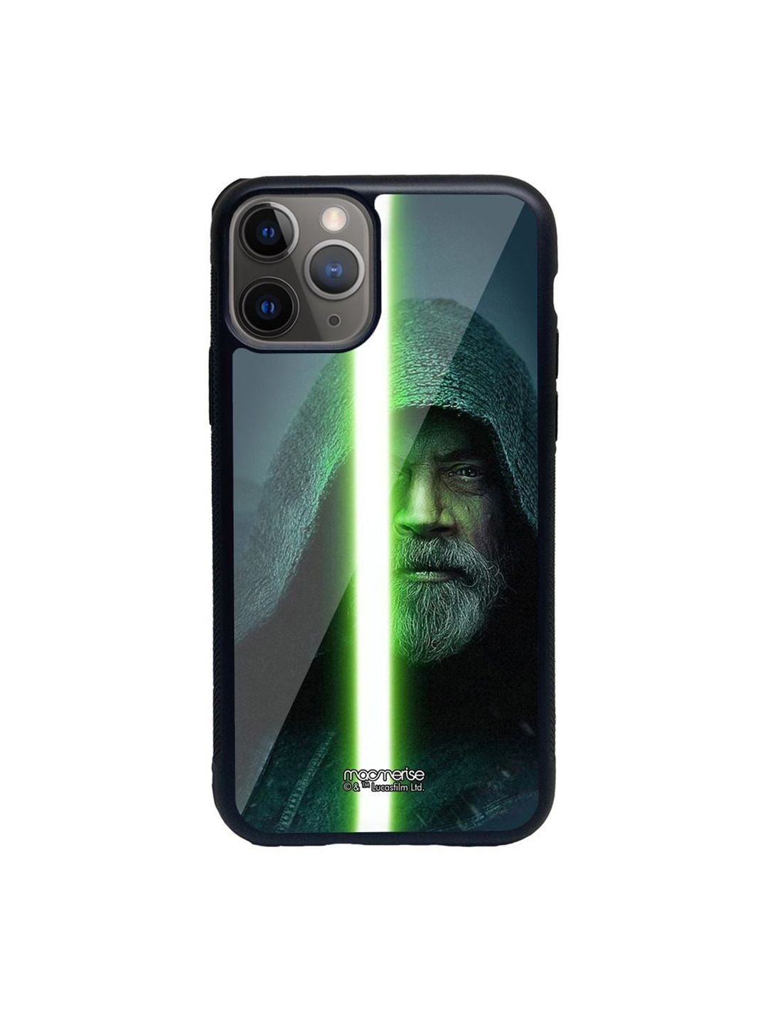 macmerise Green Printed Light Saber iPhone 11 Pro Back Case Price in India