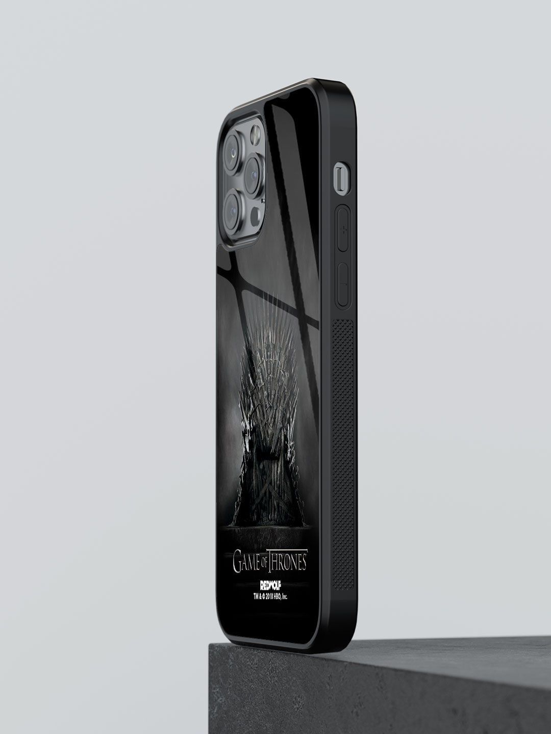 macmerise Black Printed The Throne iPhone 12 Pro Max Back Case Price in India