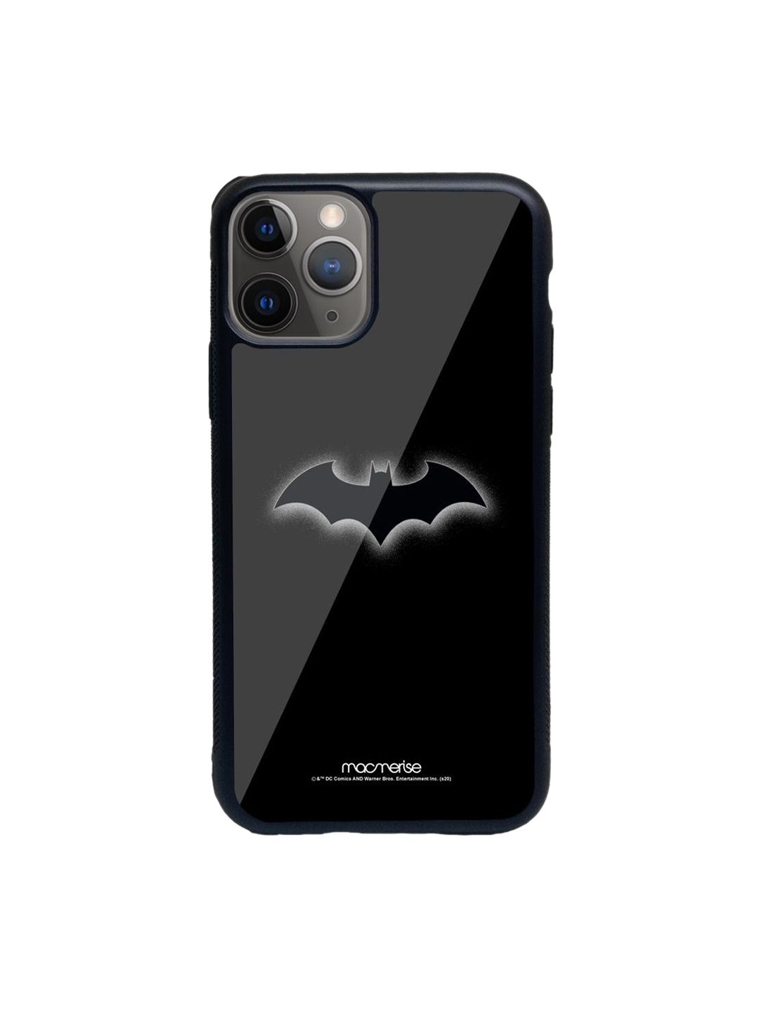 macmerise Black & White Logo Batman iPhone 11 Pro Back Case Price in India