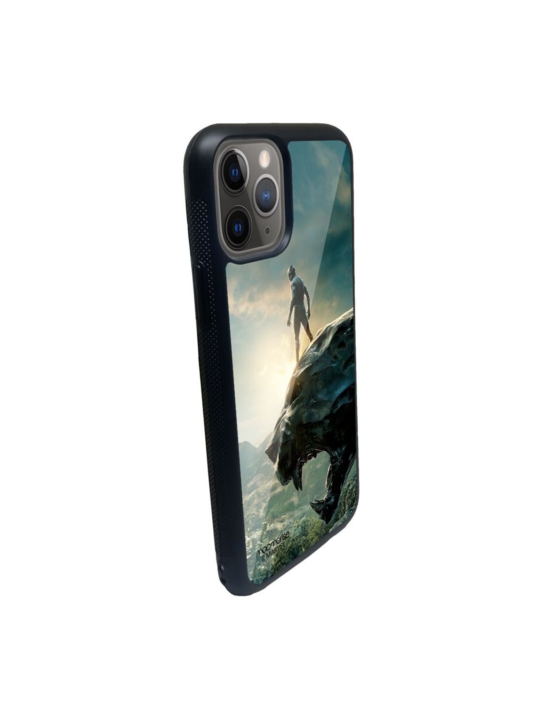 macmerise Green Printed Panther Glorified iPhone 11 Pro Max Back Case Price in India