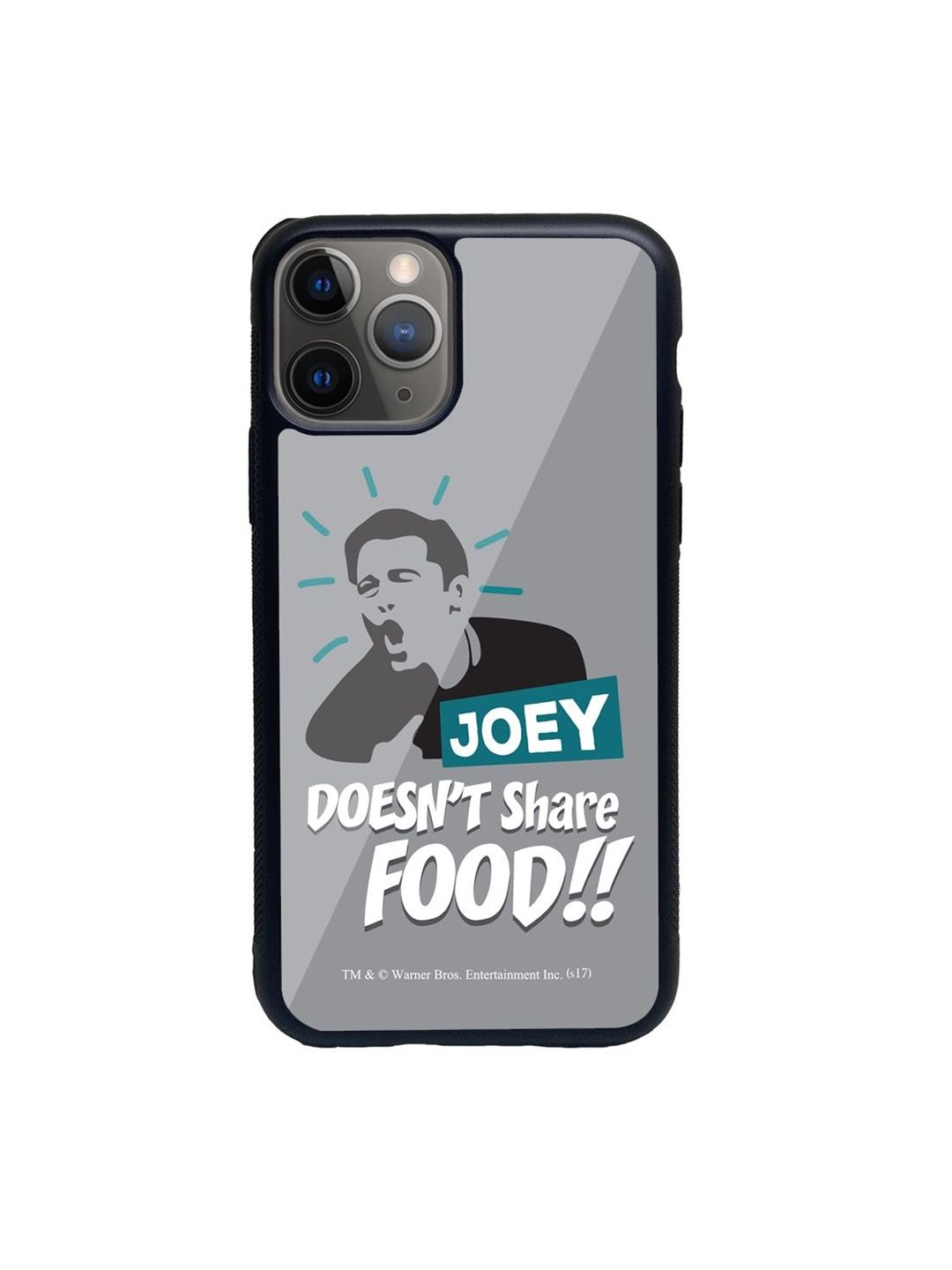 macmerise Grey Friends Joey doesnt share food iPhone 11 Pro Max Back Case Price in India