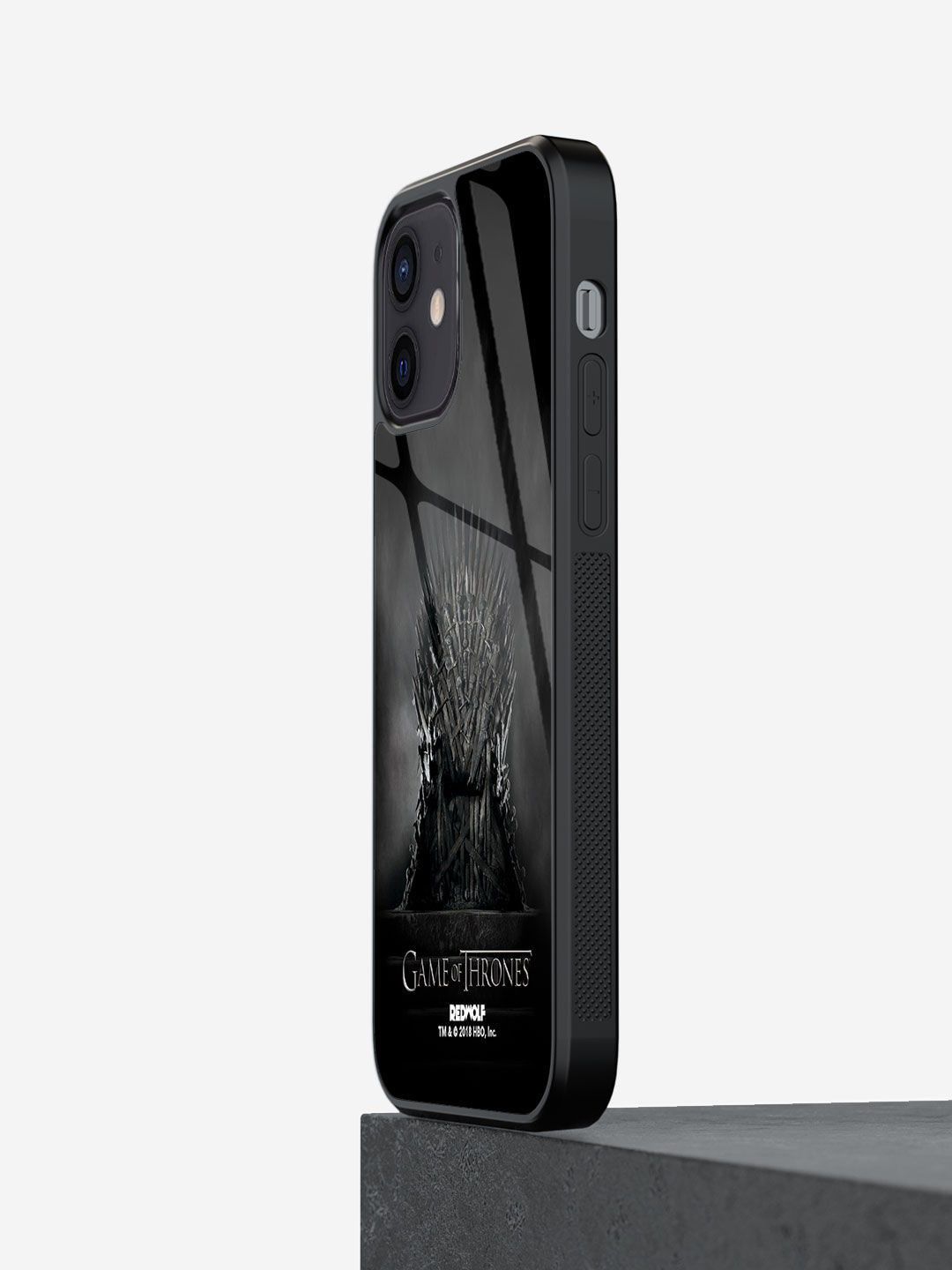 macmerise Black Printed The Throne iPhone 12 Mini Back Case Price in India