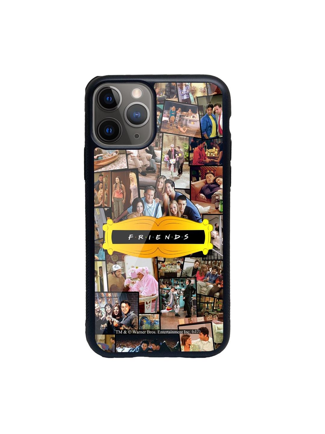 macmerise Brown & Yellow Friends Collage iPhone 11 Pro Back Case Price in India